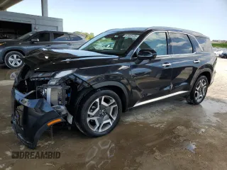 2023 Hyundai Palisade Limited z VIN KM8R54GE3PU506177, wystawiony jako Copart lot #57323125 z przebiegiem 10 543 mil mil oraz Szkoda całkowita • Salvage title. Historia ofert i sprzedaży dostępna na DreamBid. Obrazek 1.
