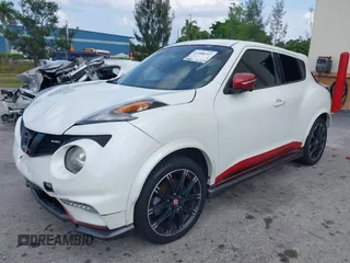 2015 Nissan Juke SL z VIN JN8AF5MV9FT562688, wystawiony jako IAAI lot #41950297 z przebiegiem 70 880 mil mil oraz . Historia ofert i sprzedaży dostępna na DreamBid. Obrazek 2.