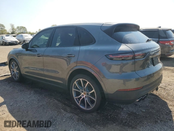 2021 Porsche Cayenne S with VIN WP1AB2AY8MDA27989, listed as a Copart auction lot 71258374 with 19,435 mi miles and Salvage title. Bid and sale history available at DreamBid. Image 2.
