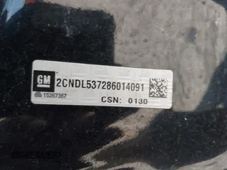 2008 Chevrolet Equinox Sport z VIN 2CNDL537286014091, wystawiony jako IAAI lot #42262907 z przebiegiem Nie podano mil oraz . Historia ofert i sprzedaży dostępna na DreamBid. Obrazek 9.