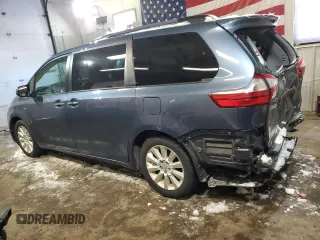 2016 Toyota Sienna Ltd with VIN 5TDDK3DC0GS142468, listed as a Copart auction lot 44816915 with 117,939 mi miles and Salvage Title. Bid and sale history available at carsss.com. Image 2.