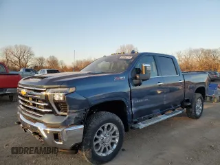 2025 Chevrolet Silverado 3500HD LTZ with VIN 2GC4KUEYXS1130957, listed as a Copart auction lot 83394774 with 453 mi miles and Salvage Title. Bid and sale history available at DreamBid. Image 1.