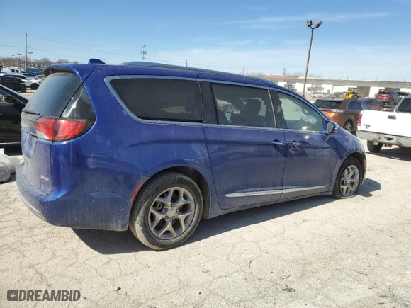 2018 Chrysler Pacifica Limited with VIN 2C4RC1GG0JR247758, listed as a Copart auction lot 47145515 with 40,675 mi miles and Salvage Title. Bid and sale history available at carsss.com. Image 3.