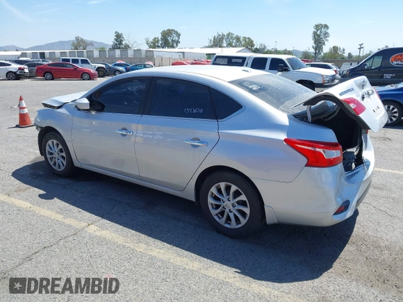 2019 Nissan Sentra SV with VIN 3N1AB7AP7KY454843, listed as a IAAI auction lot 41993269 with 137,806 mi miles and . Bid and sale history available at DreamBid. Image 3.