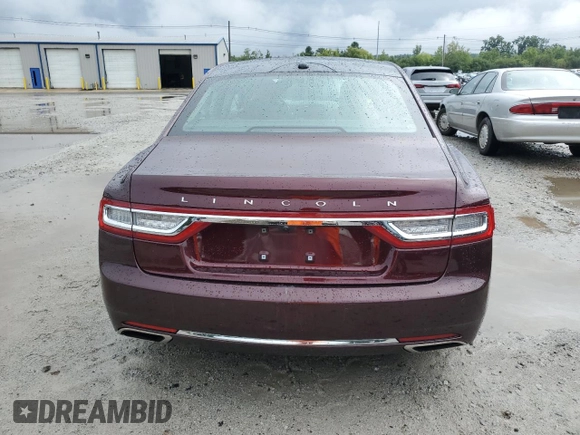 2017 Lincoln Continental Reserve with VIN 1LN6L9NP0H5612429, listed as a Copart auction lot 67997474 with 77,403 mi miles and Salvage Title. Bid and sale history available at carsss.com. Image 6.