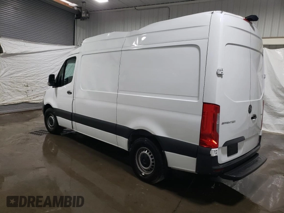 2021 Mercedes-Benz Sprinter Cargo with VIN W1Y4EBHY2MT057616, listed as a Copart auction lot 64847084 with 88,142 mi miles and Clean Title. Bid and sale history available at carsss.com. Image 2.