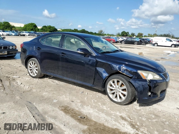 2009 Lexus IS with VIN JTHCK262395033522, listed as a Copart auction lot 64935254 with 113,594 mi miles and Salvage Title. Bid and sale history available at carsss.com. Image 4.