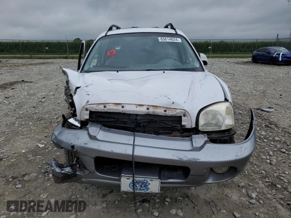 2006 Hyundai Santa Fe GLS with VIN KM8SC13D56U107014, listed as a Copart auction lot 65614624 with 0 mi miles and Salvage Title. Bid and sale history available at carsss.com. Image 5.