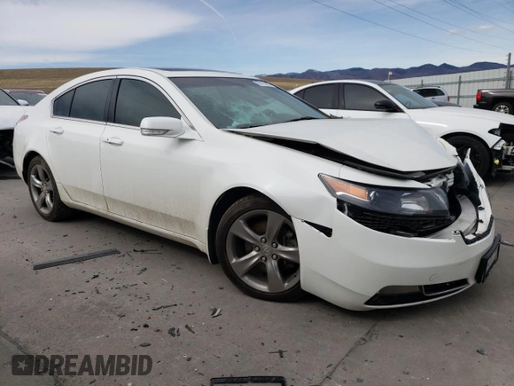2012 Acura TL Tech Auto with VIN 19UUA9F57CA007811, listed as a Copart auction lot 50191885 with 73,550 mi miles and Salvage Title. Bid and sale history available at carsss.com. Image 4.