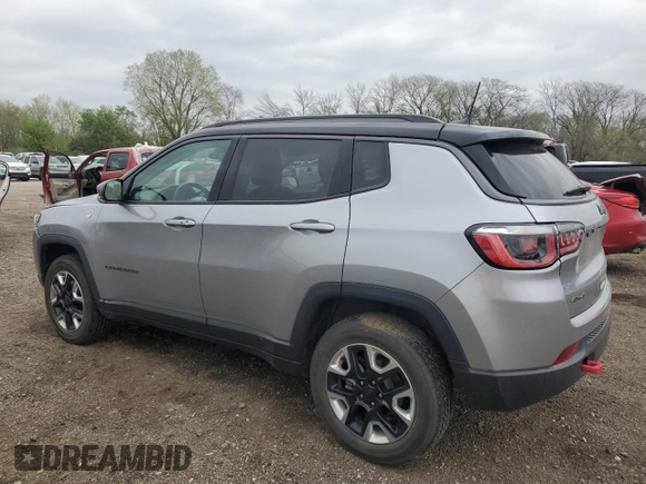 2017 Jeep Compass Trailhawk с VIN 3C4NJDDB6HT689305, выставлен на аукционе Copart как лот 54889585 с пробегом 43 686 миль миль и Списание • Salvage title. История ставок и продаж доступна на DreamBid. Изображение 2.