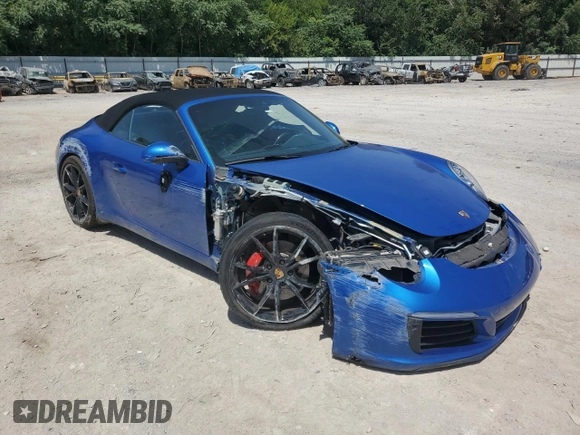 2018 Porsche 911 Carrera S with VIN WP0CB2A99JS148010, listed as a Copart auction lot 65544414 with 36,400 mi miles and Salvage Title. Bid and sale history available at carsss.com. Image 4.