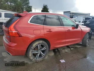 2018 Volvo XC60 R-Design with VIN LYV102RM1JB113465, listed as a Copart auction lot 46440185 with 62,646 mi miles and Salvage Title. Bid and sale history available at carsss.com. Image 3.