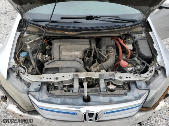 2012 Honda Civic Hybrid with VIN JHMFB4F36CS008866, listed as a Copart auction lot 49383765 with 190,897 mi miles and Salvage Title. Bid and sale history available at carsss.com. Image 12.