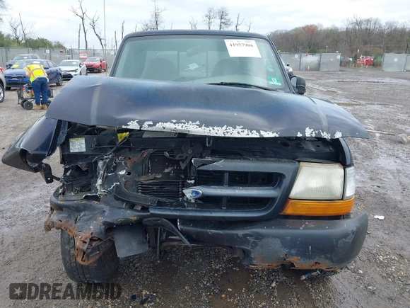 2000 Ford Ranger XL with VIN 1FTYR14V8YTA85135, listed as a IAAI auction lot 41957906 with 244,156 mi miles. Bid and sale history available at carsss.com. Image 12.