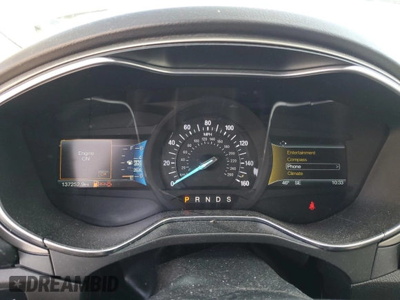 2016 Ford Fusion SE with VIN 3FA6P0HD8GR162519, listed as a Copart auction lot 51445765 with 137,252 mi miles and Salvage Title. Bid and sale history available at carsss.com. Image 9.