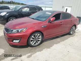 2014 Kia Optima SXL Turbo with VIN 5XXGR4A65EG304526, listed as a Copart auction lot 54864985 with 129,083 mi miles and Salvage title. Bid and sale history available at DreamBid. Image 1.
