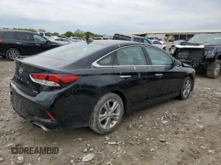 2018 Hyundai Sonata SEL with VIN 5NPE34AF5JH676066, listed as a Copart auction lot 52323454 with 77,222 mi miles and Salvage Title. Bid and sale history available at DreamBid. Image 3.
