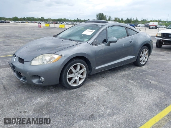 2006 Mitsubishi Eclipse GT with VIN 4A3AK34T86E048617, listed as a IAAI auction lot 42166851 with 128,716 mi miles. Bid and sale history available at carsss.com. Image 2.