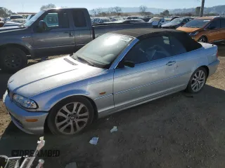 2001 BMW 3 Series 330Ci with VIN WBABS534X1JU87859, listed as a Copart auction lot 88583835 with 151,497 mi miles and Clean Title. Bid and sale history available at carsss.com. Image 1.