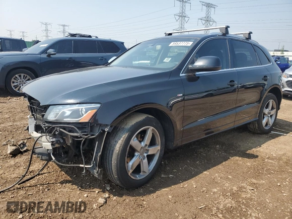 2012 Audi Q5 Premium Plus with VIN WA1DKAFP9CA004546, listed as a Copart auction lot 59537775 with 187,338 mi miles and Salvage title. Bid and sale history available at DreamBid. Image 1.