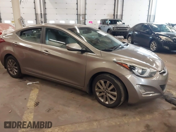 2015 Hyundai Elantra SE with VIN 5NPDH4AE9FH609336, listed as a IAAI auction lot 41831737 with 177,089 mi miles and . Bid and sale history available at DreamBid. Image 1.