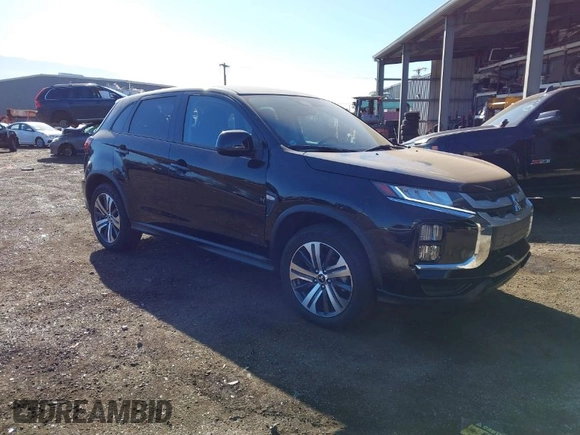 2022 Mitsubishi Outlander Sport ES with VIN JA4ARUAU4NU019731, listed as a IAAI auction lot 41131089 with 28,821 mi miles. Bid and sale history available at carsss.com. Image 1.