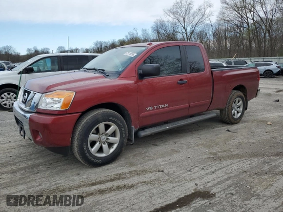 2014 Nissan Titan SV with VIN 1N6AA0CAXEN514113, listed as a Copart auction lot 53114095 with 32,135 mi miles and Salvage title. Bid and sale history available at DreamBid. Image 1.