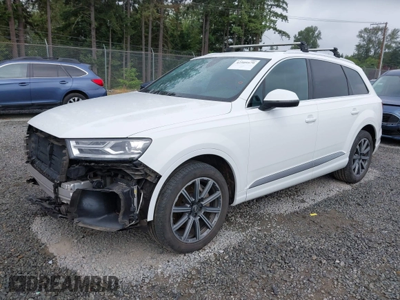 2017 Audi Q7 Premium Plus with VIN WA1LAAF78HD011055, listed as a IAAI auction lot 42509579 with 115,815 mi miles and . Bid and sale history available at DreamBid. Image 18.