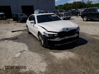 2019 BMW 5 Series 530i with VIN WBAJA5C5XKBX46918, listed as a Copart auction lot 53483355 with 47,208 mi miles and Salvage Title. Bid and sale history available at carsss.com. Image 14.