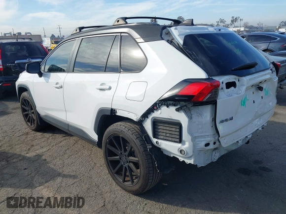 2020 Toyota RAV4 LE with VIN JTMH1RFV1LD048496, listed as a IAAI auction lot 41478595 with 66,610 mi miles. Bid and sale history available at carsss.com. Image 3.