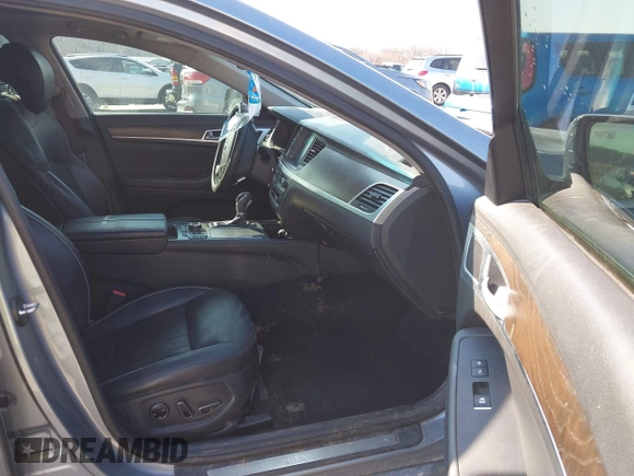 2016 Hyundai Genesis 3.8L with VIN KMHGN4JE9GU126258, listed as a IAAI auction lot 41656907 with 123,337 mi miles and . Bid and sale history available at DreamBid. Image 5.