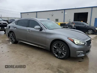 2018 Infiniti Q70 Luxe with VIN JN1BY1PP6JM330765, listed as a Copart auction lot 86396874 with 80,950 mi miles and Clean title. Bid and sale history available at DreamBid. Image 4.