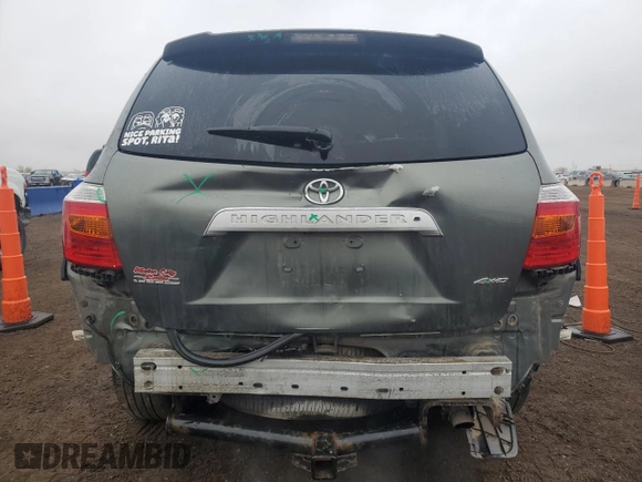 2010 Toyota Highlander Limited with VIN 5TDDK3EH1AS036418, listed as a Copart auction lot 54571015 with 134,409 mi miles and Salvage title. Bid and sale history available at DreamBid. Image 6.