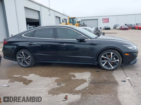 2021 Hyundai Sonata SEL Plus with VIN 5NPEJ4J25MH107242, listed as a IAAI auction lot 39029018 with 48,160 mi miles and . Bid and sale history available at DreamBid. Image 13.