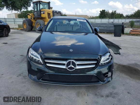 2019 Mercedes-Benz C 300 with VIN 55SWF8DB6KU316217, listed as a Copart auction lot 57811325 with 43,054 mi miles and Salvage title. Bid and sale history available at DreamBid. Image 5.