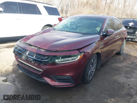 2019 Honda Insight Touring with VIN 19XZE4F95KE020308, listed as a IAAI auction lot 41814069 with 62,680 mi miles and . Bid and sale history available at carsss.com. Image 17.