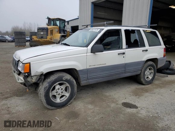 1997 Jeep Grand Cherokee Laredo with VIN 1J4GZ58SXVC597519, listed as a Copart auction lot 88437475 with 172,051 mi miles and Salvage Title. Bid and sale history available at carsss.com. Image 1.