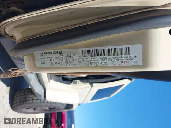 2011 Jeep Wrangler Sahara with VIN 1J4AA5D13BL562732, listed as a IAAI auction lot 41838520 with 148,359 mi miles and . Bid and sale history available at DreamBid. Image 9.