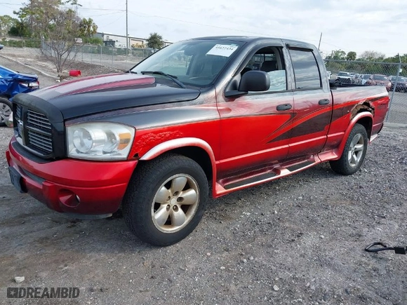 2007 Dodge Ram 1500 Laramie with VIN 1D7HU18297S192073, listed as a IAAI auction lot 41622434 with 164,739 mi miles. Bid and sale history available at carsss.com. Image 2.