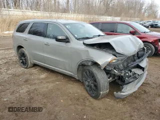 2020 Dodge Durango SXT Plus with VIN 1C4RDJAG2LC282402, listed as a Copart auction lot 46500665 with 42,029 mi miles and Salvage Title. Bid and sale history available at DreamBid. Image 4.