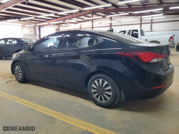 2016 Hyundai Elantra Value Edition with VIN KMHDH4AE4GU601616, listed as a Copart auction lot 50981405 with 117,521 mi miles and Salvage Title. Bid and sale history available at carsss.com. Image 2.