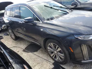 2022 Cadillac XT6 Premium Luxury with VIN 1GYKPDRS4NZ117903, listed as a Copart auction lot 76207334 with 0 mi miles and Non Repairable. Bid and sale history available at carsss.com. Image 4.