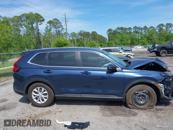 2024 Honda CR-V LX with VIN 2HKRS3H24RH325999, listed as a IAAI auction lot 42106256 with 3,387 mi miles and . Bid and sale history available at DreamBid. Image 13.