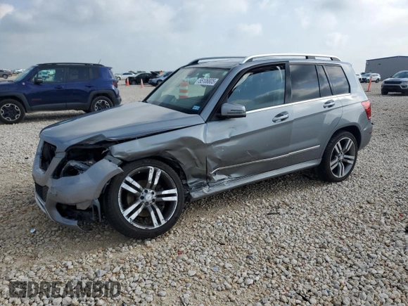 2014 Mercedes-Benz GLK 350 with VIN WDCGG5HB2EG257117, listed as a Copart auction lot 55106805 with 116,215 mi miles and Salvage Title. Bid and sale history available at DreamBid. Image 1.