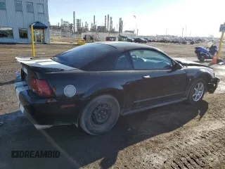 2000 Ford Mustang with VIN 1FAFP4049YF202317, listed as a Copart auction lot 52548785 with 241,500 mi miles and Salvage Title. Bid and sale history available at carsss.com. Image 3.