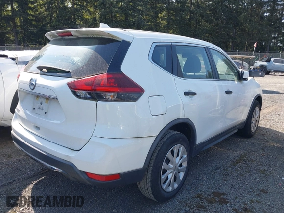 2018 Nissan Rogue SV with VIN KNMAT2MT1JP592478, listed as a IAAI auction lot 42023291 with 27,406 mi miles. Bid and sale history available at carsss.com. Image 4.