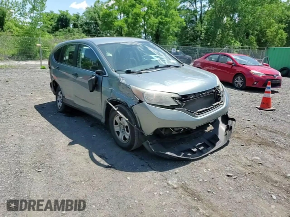 2012 Honda CR-V LX with VIN 5J6RM4H39CL033836, listed as a Copart auction lot 62361625 with 192,783 mi miles and Salvage title. Bid and sale history available at DreamBid. Image 14.