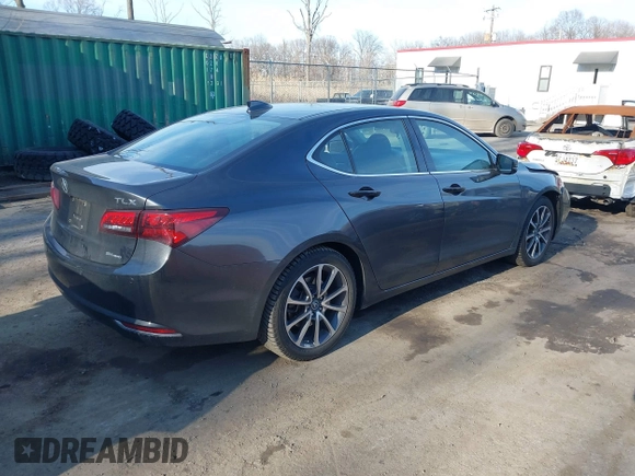 2016 Acura TLX Advance with VIN 19UUB3F7XGA003785, listed as a IAAI auction lot 41704559 with 123,251 mi miles and . Bid and sale history available at DreamBid. Image 4.