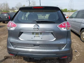 2016 Nissan Rogue S with VIN JN8AT2MV3GW143954, listed as a IAAI auction lot 42052350 with 95,793 mi miles. Bid and sale history available at carsss.com. Image 16.