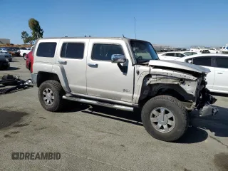 2006 Hummer H3 with VIN 5GTDN136268230618, listed as a Copart auction lot 73036504 with 203,910 mi miles and Salvage Title. Bid and sale history available at carsss.com. Image 4.